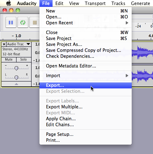 download audacity mp3 library for mac