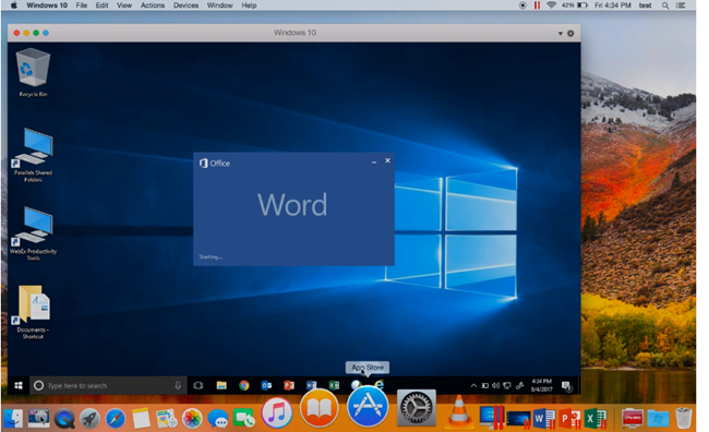 run windows emulator on mac